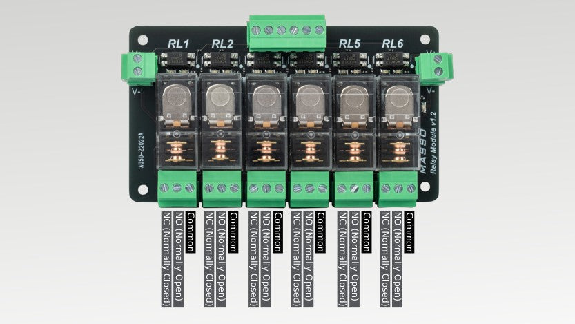 MASSO 6-Relay Module – 24VDC CNC Accessory Control   CNC Controller Accessories   3DPrintiverse.com