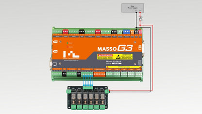 MASSO 6-Relay Module – 24VDC CNC Accessory Control   CNC Controller Accessories   3DPrintiverse.com