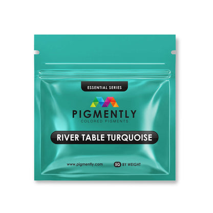 River Table Turquoise Epoxy Powder Pigment   Epoxy Colors   3DPrintiverse.com