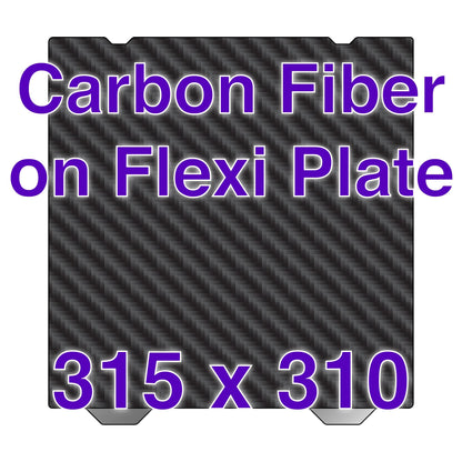 Flexi Plate with Carbon Fiber - Creality K1  Max - 315 x 310 Wham Bam Systems