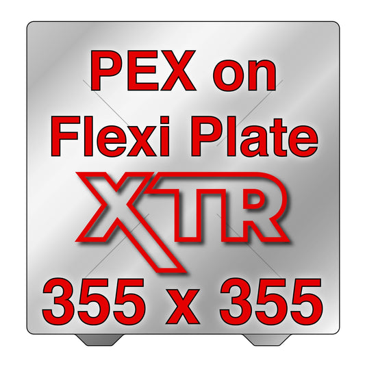 XTR Flexi Plate with PEX - Sovol SV08 and VORON 350 V2 - 355 x 355 Wham Bam Systems