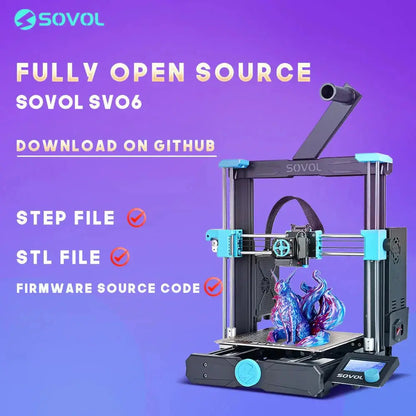 SOVOL SV06 - Affordable All-Metal Direct Drive 3D Printer with Auto Bed Leveling   3D Printer   3DPrintiverse.com