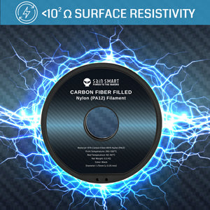 ePA12-CF 1.75mm Carbon Fiber Nylon Filament, 0.5kg, Accuracy +/- 0.05 mm, Black   Filament   3DPrintiverse.com