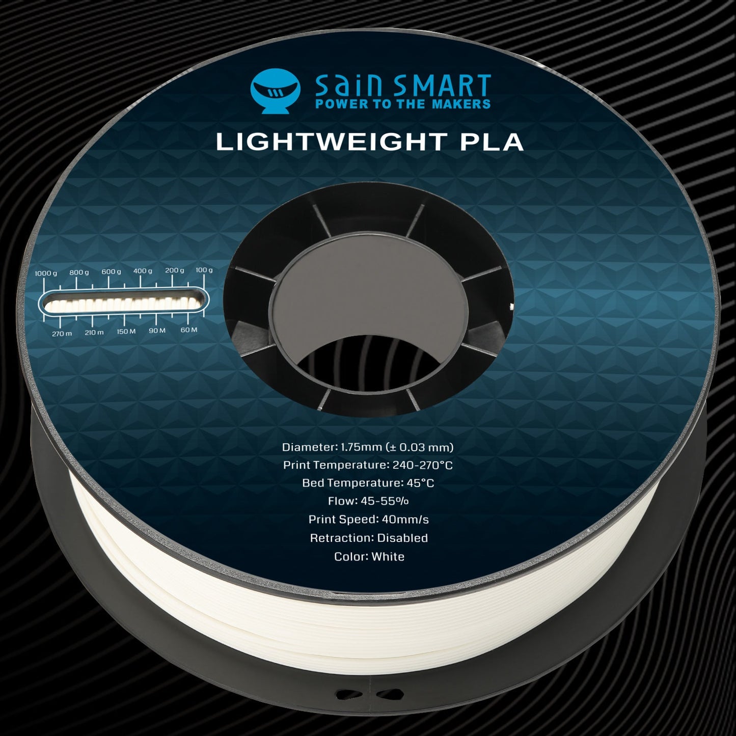 LW-PLA Filament, 1.75mm, Black & White, 1KG, Lightweight Low-Density Active Foaming PLA for 3D Print RC Planes Drone Parts   Filament   3DPrintiverse.com