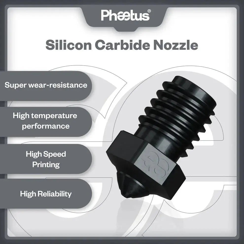 Silicon Carbide Nozzle V6 Style by Phaetus   Nozzles   3DPrintiverse.com