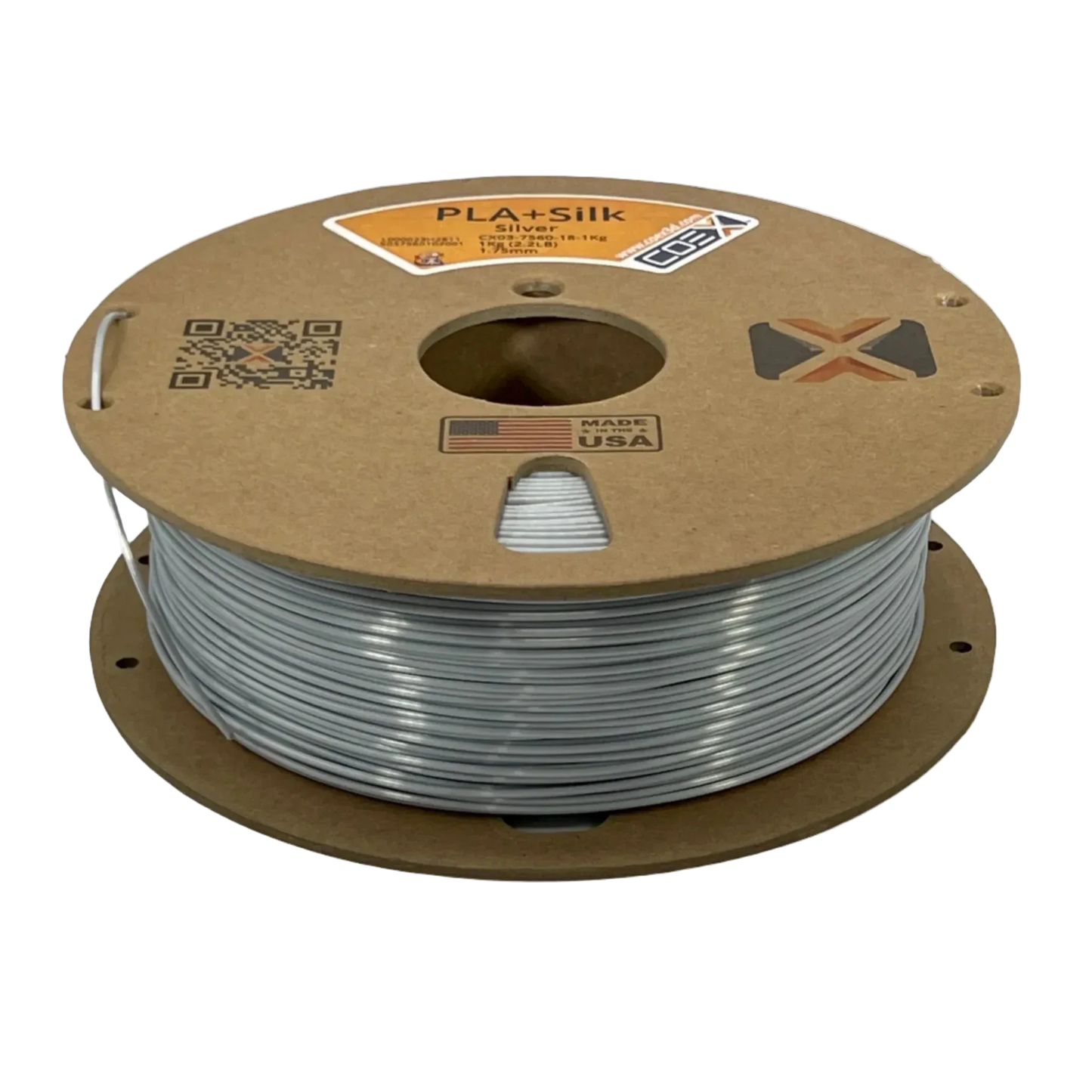 Silver PLA+Silk