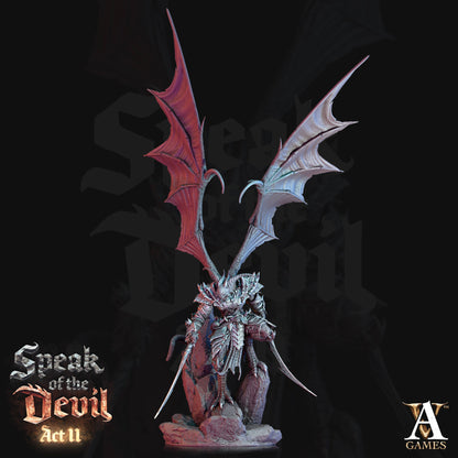 3D Printed Archvillain Games Agonite Devil Speak of the Devil Act II 28 32mm D&D 3D Printing Boss