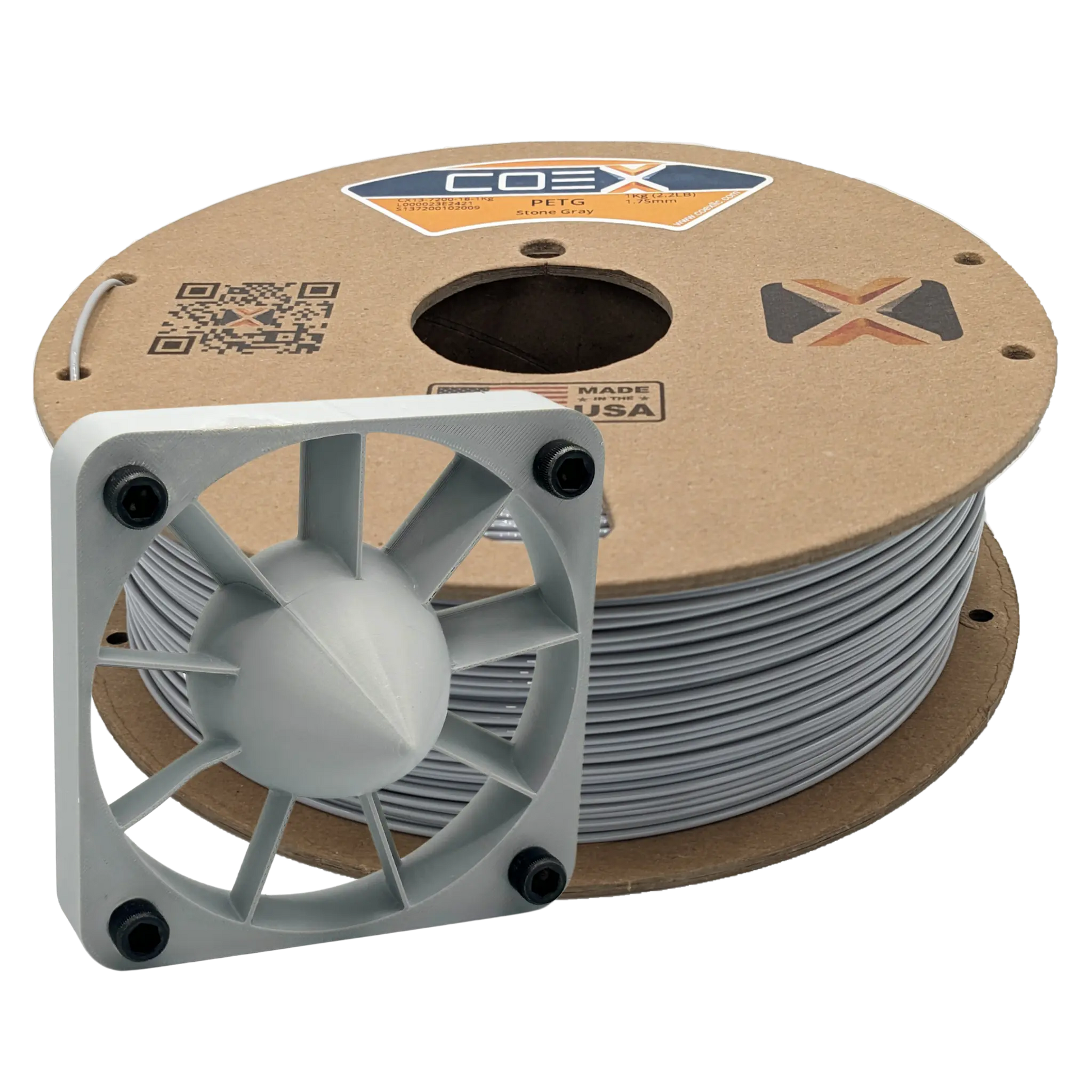 Stone Gray PETG   PETG   3DPrintiverse.com