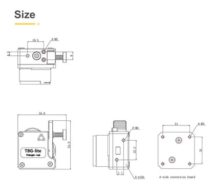 TBG-Lite Extruder by TL      3DPrintiverse.com