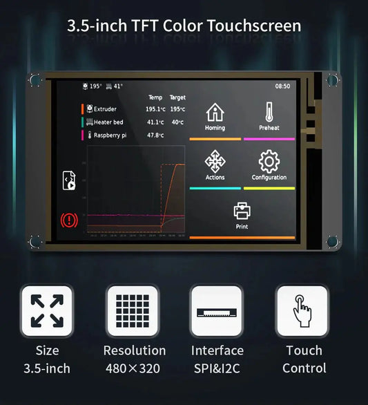 Touch Screen Display 3.5-inch TFT35 SPI (BTT)      3DPrintiverse.com