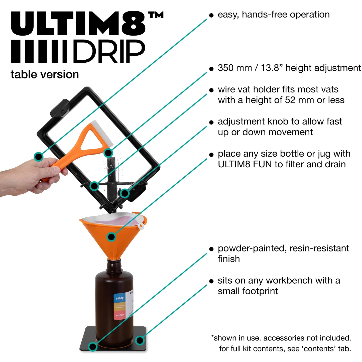 ULTIM8™ DRIP - Table Version   Resin Tool   3DPrintiverse.com