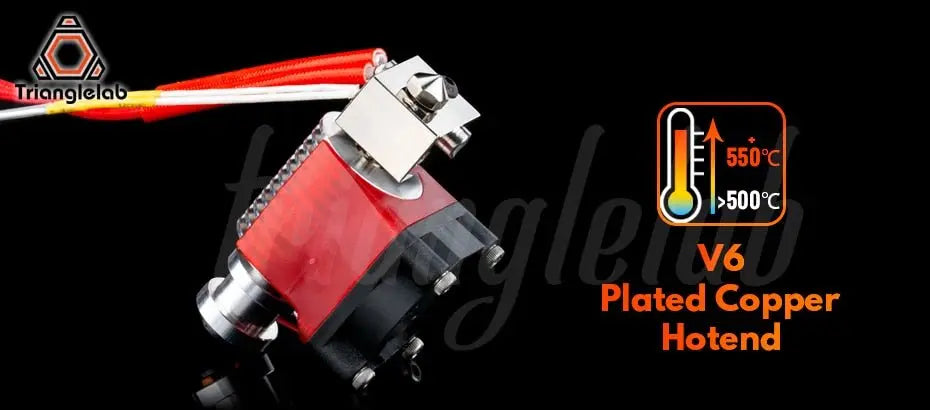 V6 Plated Copper / Titanium Alloy Hotend Kit      3DPrintiverse.com