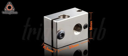 V6 Plated Copper / Titanium Alloy Hotend Kit      3DPrintiverse.com