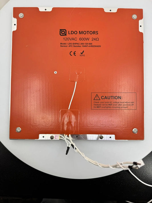 Voron V2.4 and Trident Aluminum Build Plate Complete Kit by LDO Systems (Heater, Magnet, and fuse pre-applied to plate)   Other Printer Components   3DPrintiverse.com