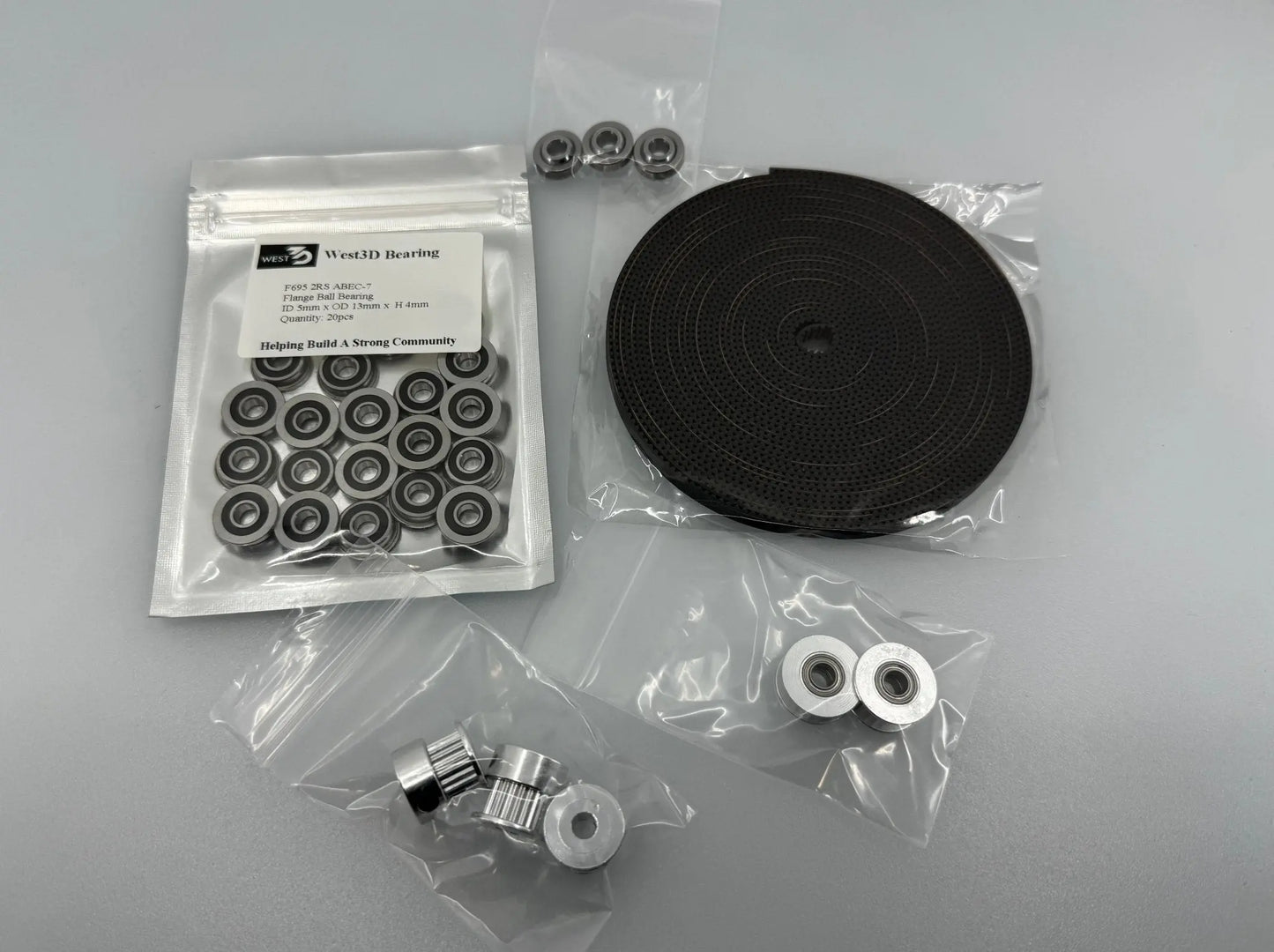 West3D BDM Trident Motion Set - Silver / Darkside (Black)   3D Printer Accessories   3DPrintiverse.com