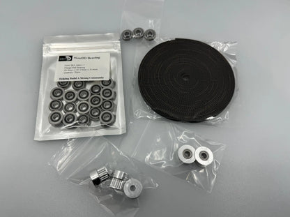 West3D BDM Trident Motion Set - Silver / Darkside (Black)   3D Printer Accessories   3DPrintiverse.com