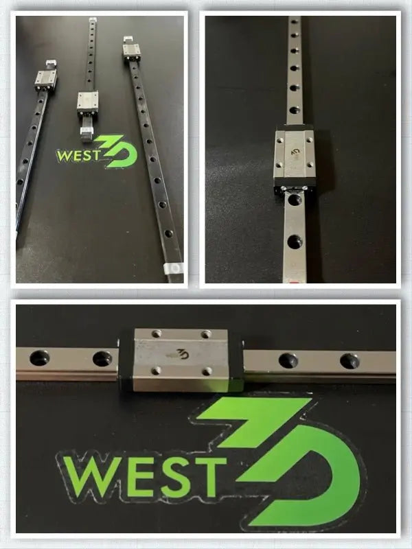 West3D Printing MGN12H-1R-300/350/400/450 Linear Rails with Carriages CNA / H Class      3DPrintiverse.com