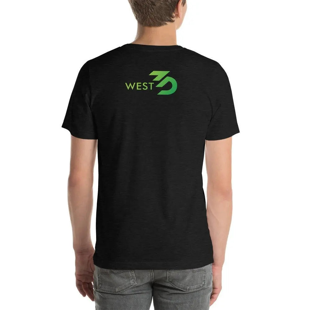 West3D Short-Sleeve T-Shirt (Unisex)   Merchandise   3DPrintiverse.com