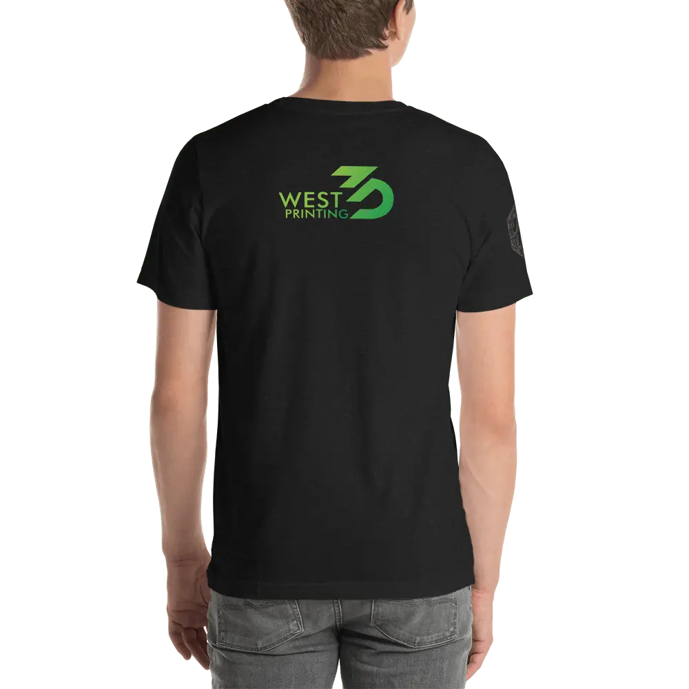West3D Short-Sleeve T-Shirt (Unisex)   Merchandise   3DPrintiverse.com