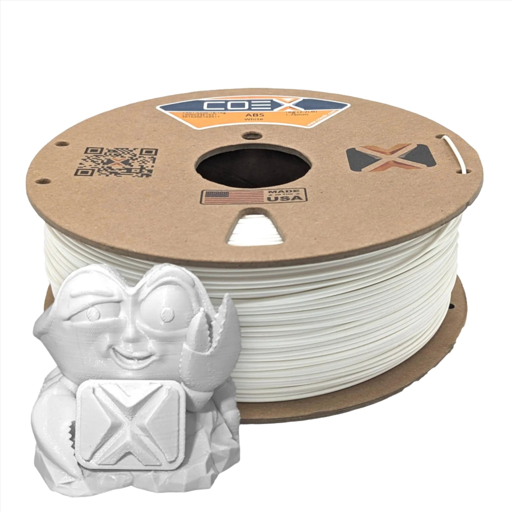 White ABS+ COEX 3D