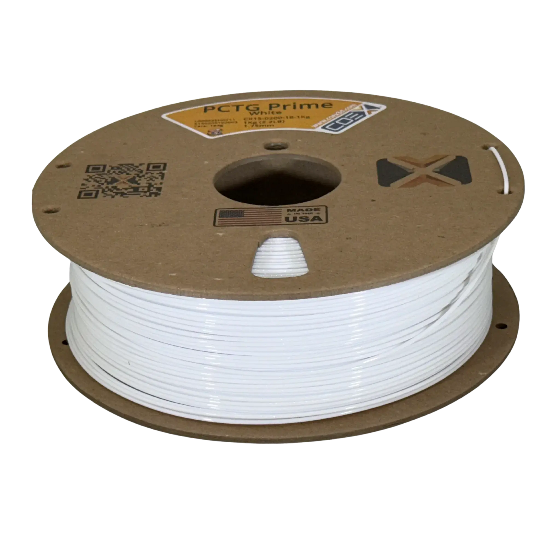 White PCTG Prime   PCTG  38.00 3DPrintiverse.com