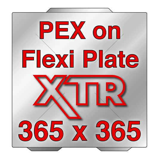 XTR Flexi Plate with PEX - Prusa XL - 365 x 365   PEX on XTR Flexi Plate   3DPrintiverse.com