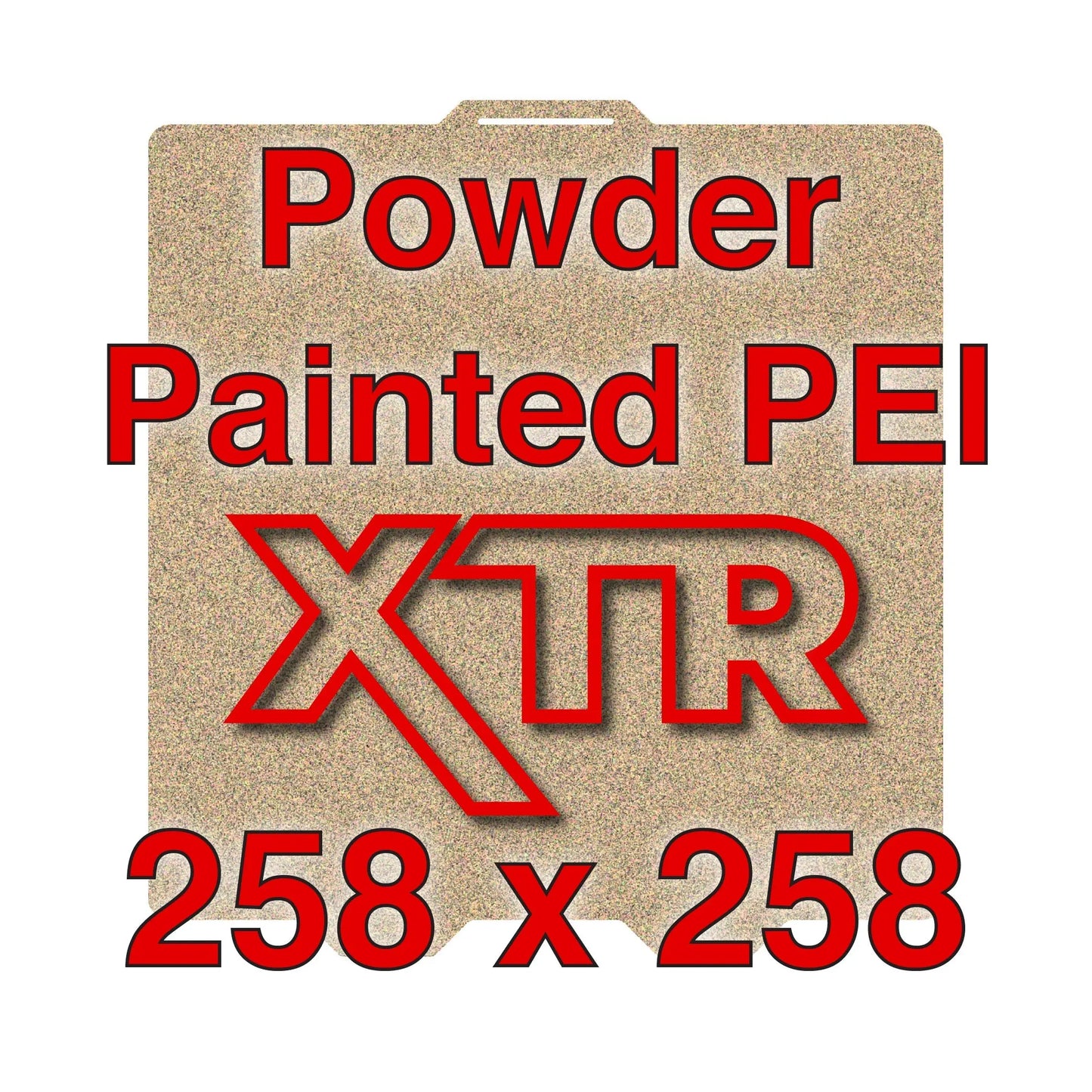 XTR Flexi Plate with Textured ULTEM PEI - Bambu Lab - 258 x 258   PP XTR Flexi Plate   3DPrintiverse.com