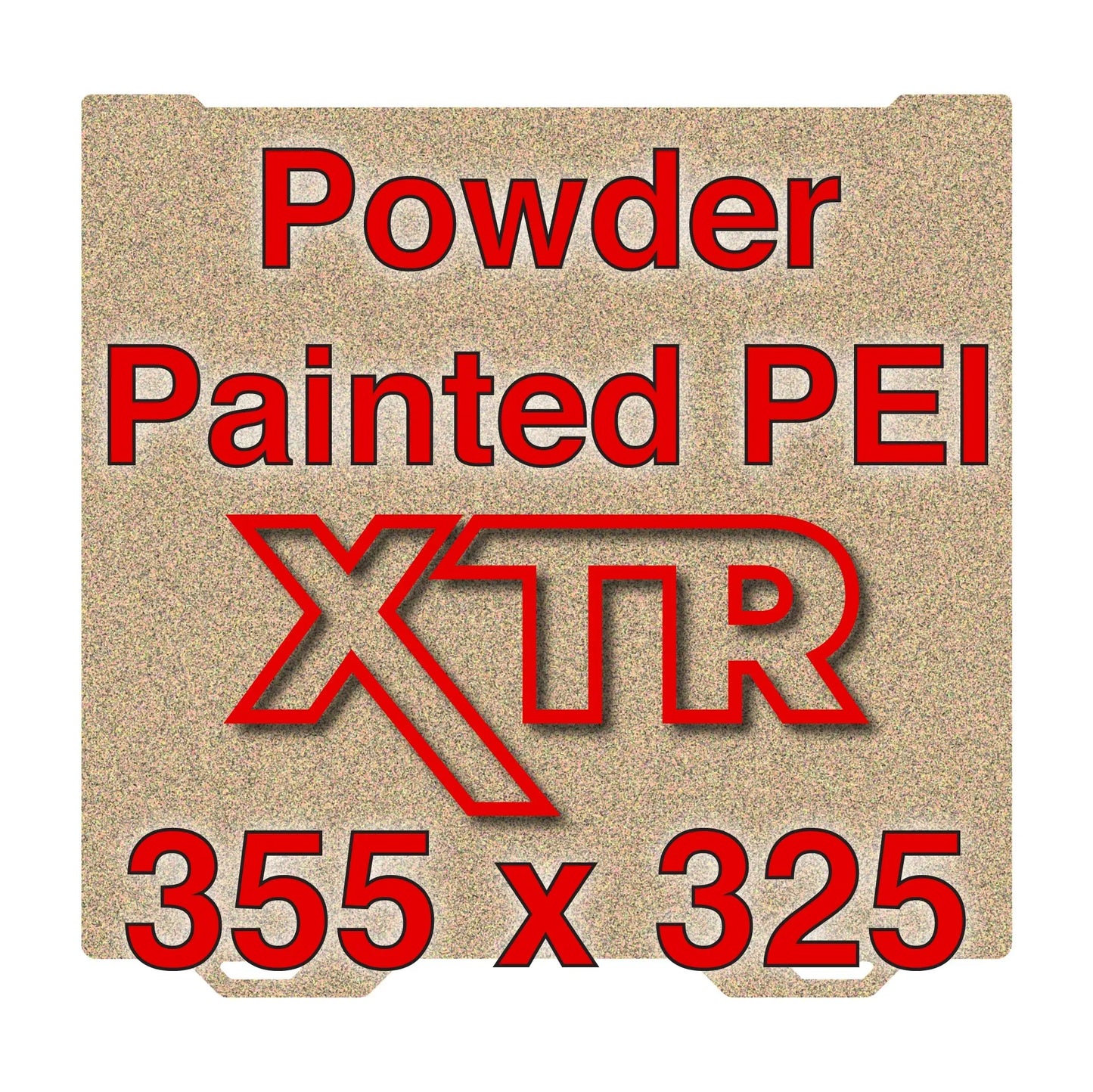 XTR Flexi Plate with Textured ULTEM PEI - Bambu Lab H2D - 355 x 325   PP XTR Flexi Plate   3DPrintiverse.com