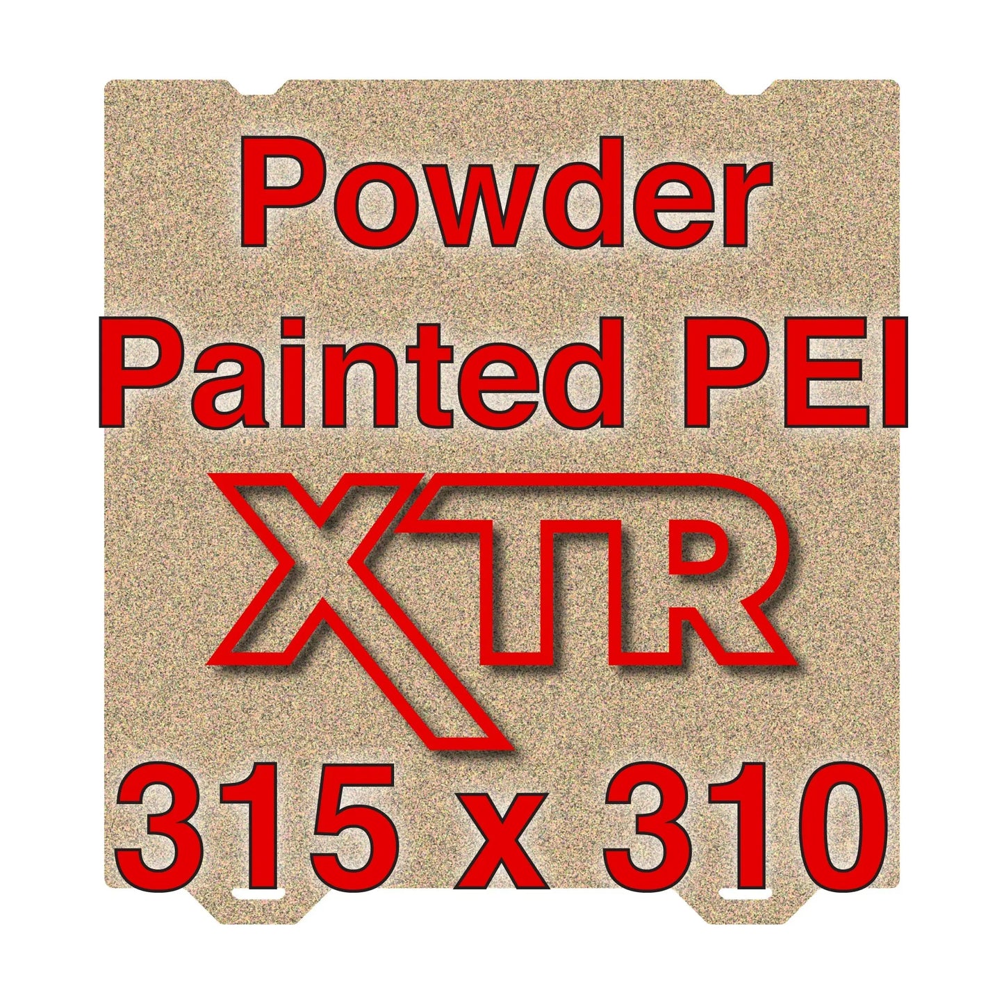 XTR Flexi Plate with Textured ULTEM PEI - Creality K1 Max - 315 x 310   PP XTR Flexi Plate   3DPrintiverse.com