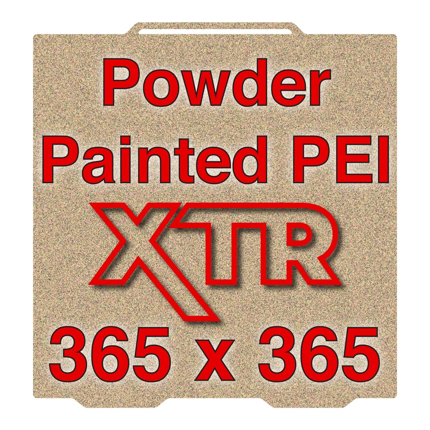 XTR Flexi Plate with Textured ULTEM PEI - Prusa XL - 365 x 365   PP XTR Flexi Plate   3DPrintiverse.com