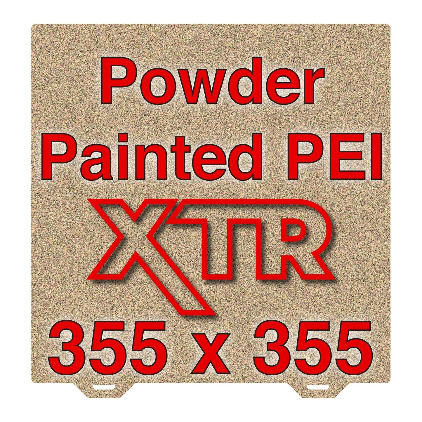 XTR Flexi Plate with Textured ULTEM PEI - Sovol SV08 - 355 x 355   PP XTR Flexi Plate   3DPrintiverse.com