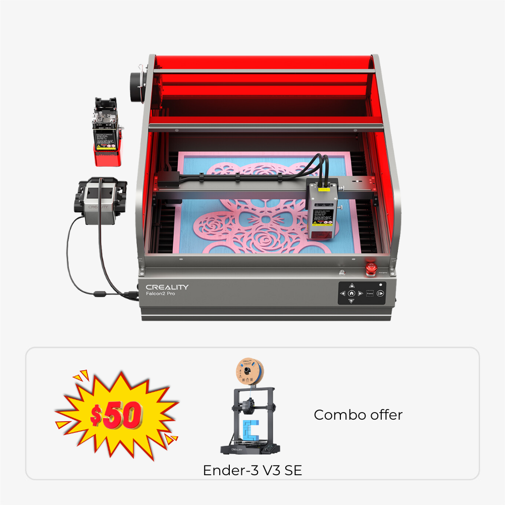 Falcon2 Pro Enclosed Laser Engraver & Cutter Creality Official Store