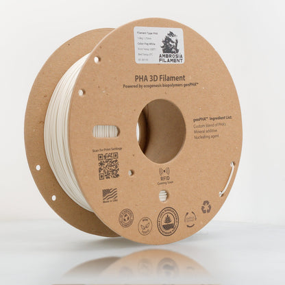 Ambrosia PHA Filament 1KG 1.75mm - Earth Friendly Filament for Everyone   Filament   3DPrintiverse.com
