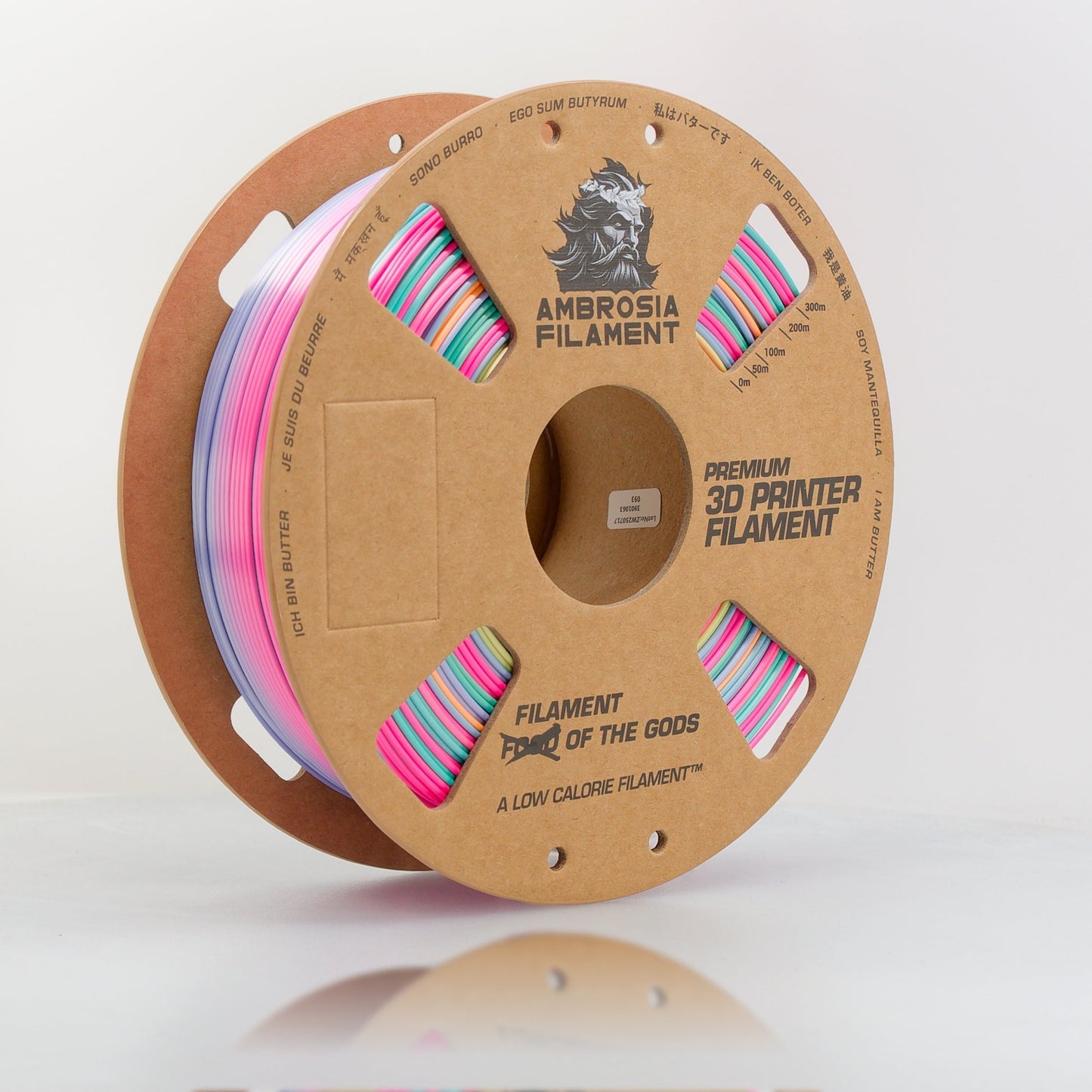 AMBROSIA SILK PLA Filament of the Gods - 1KG Bambu AMS Friendly Cardboard Spools Premium 3D Printing Filament   Filament   3DPrintiverse.com