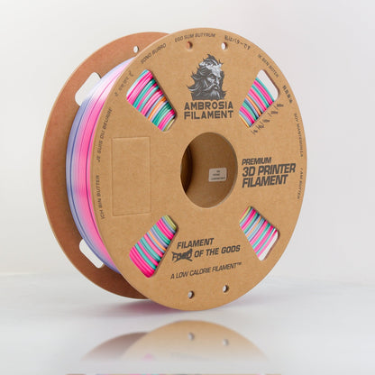 AMBROSIA SILK PLA Filament of the Gods - 1KG Bambu AMS Friendly Cardboard Spools Premium 3D Printing Filament   Filament   3DPrintiverse.com