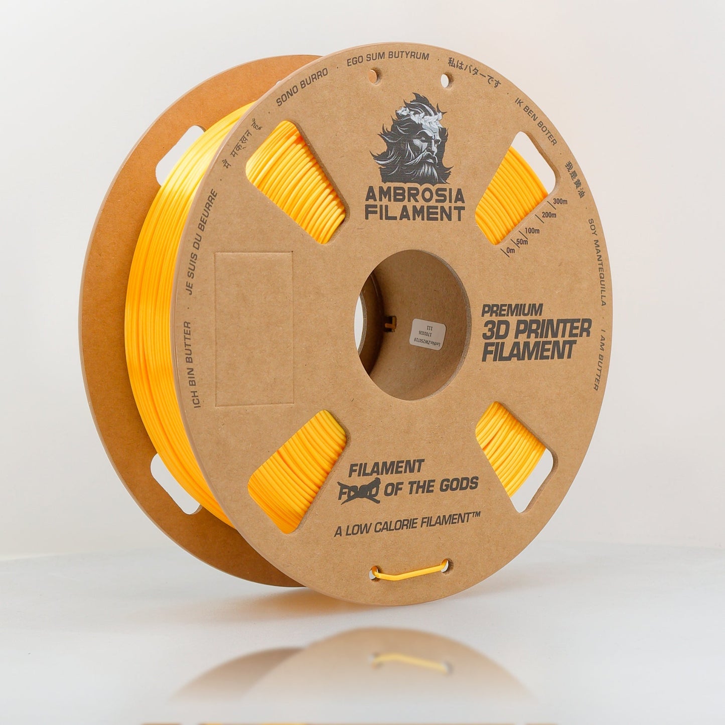 AMBROSIA SILK PLA Filament of the Gods - 1KG Bambu AMS Friendly Cardboard Spools Premium 3D Printing Filament   Filament   3DPrintiverse.com