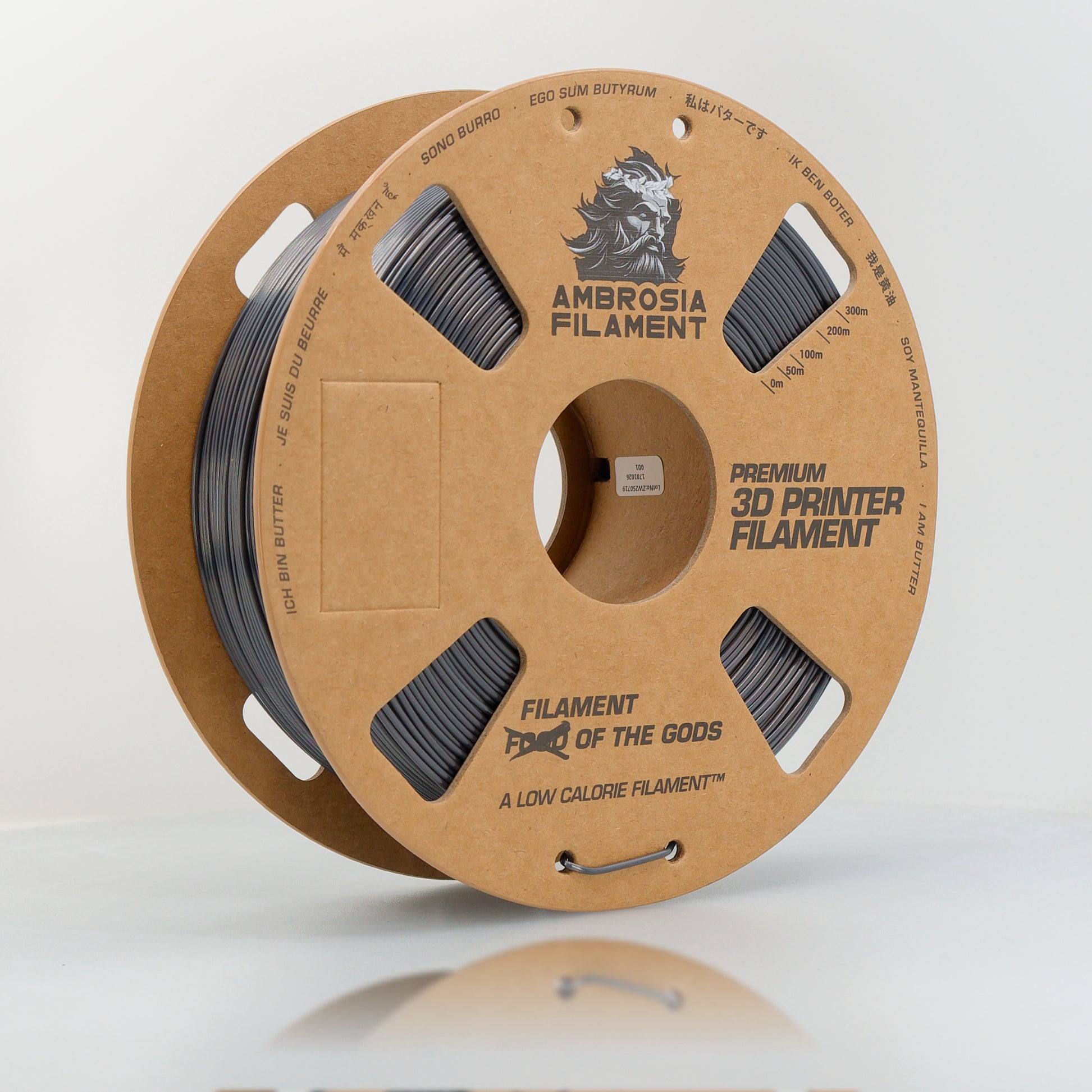 AMBROSIA SILK PLA Filament of the Gods - 1KG Bambu AMS Friendly Cardboard Spools Premium 3D Printing Filament   Filament   3DPrintiverse.com