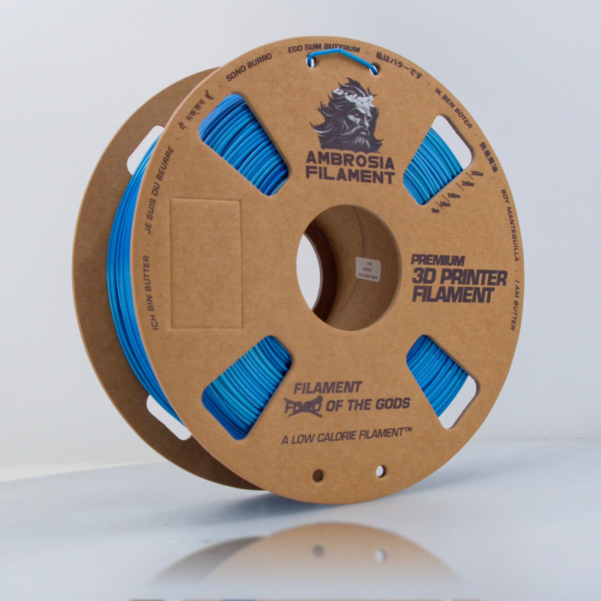 AMBROSIA SILK PLA Filament of the Gods - 1KG Bambu AMS Friendly Cardboard Spools Premium 3D Printing Filament   Filament   3DPrintiverse.com