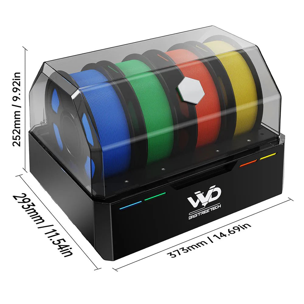 BIGTREETECH ViViD Multi-Color Filament System and Dryer Box for Klipper 3D Printers
