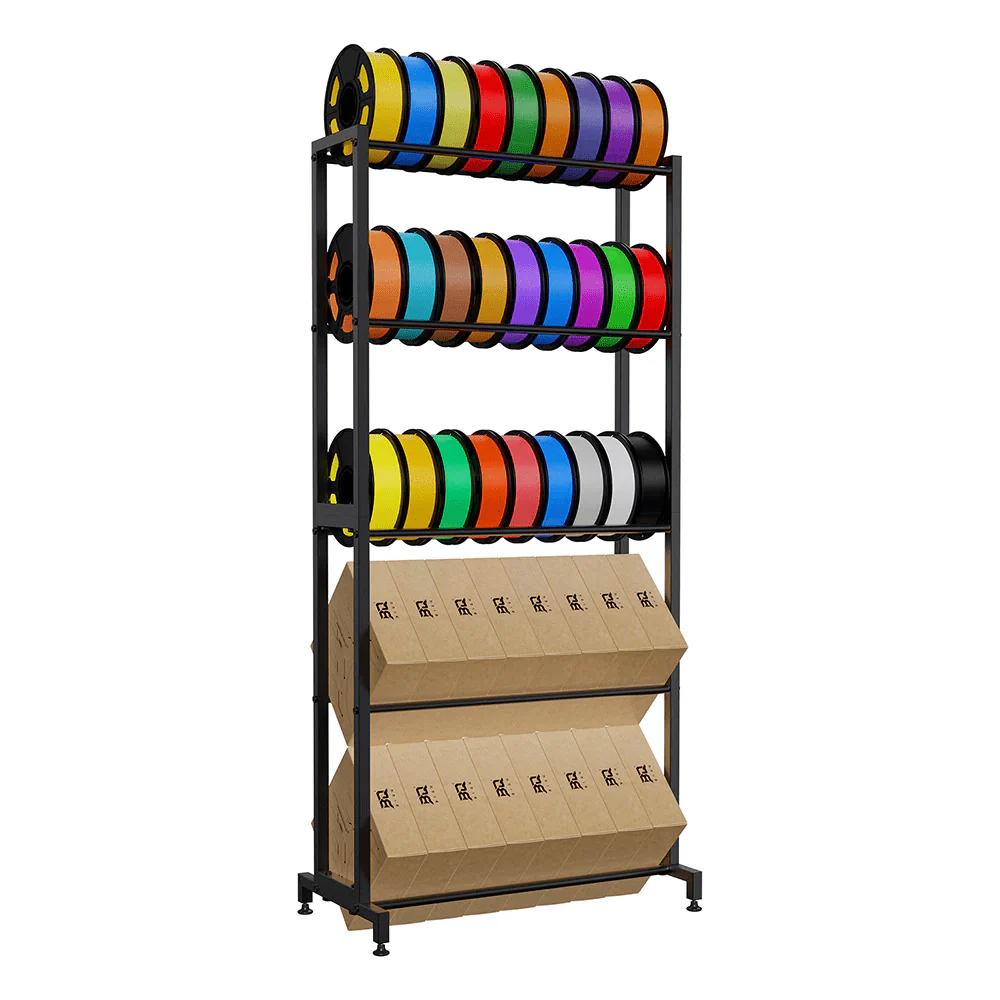 Biqu Panda Filament Storage Feed Rack 5-tier holds 40+ 1kg spools   3D Printer Accessories   3DPrintiverse.com