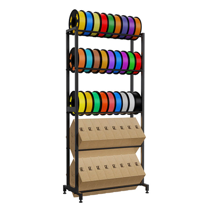 Biqu Panda Filament Storage Feed Rack 5-tier holds 40+ 1kg spools   3D Printer Accessories   3DPrintiverse.com