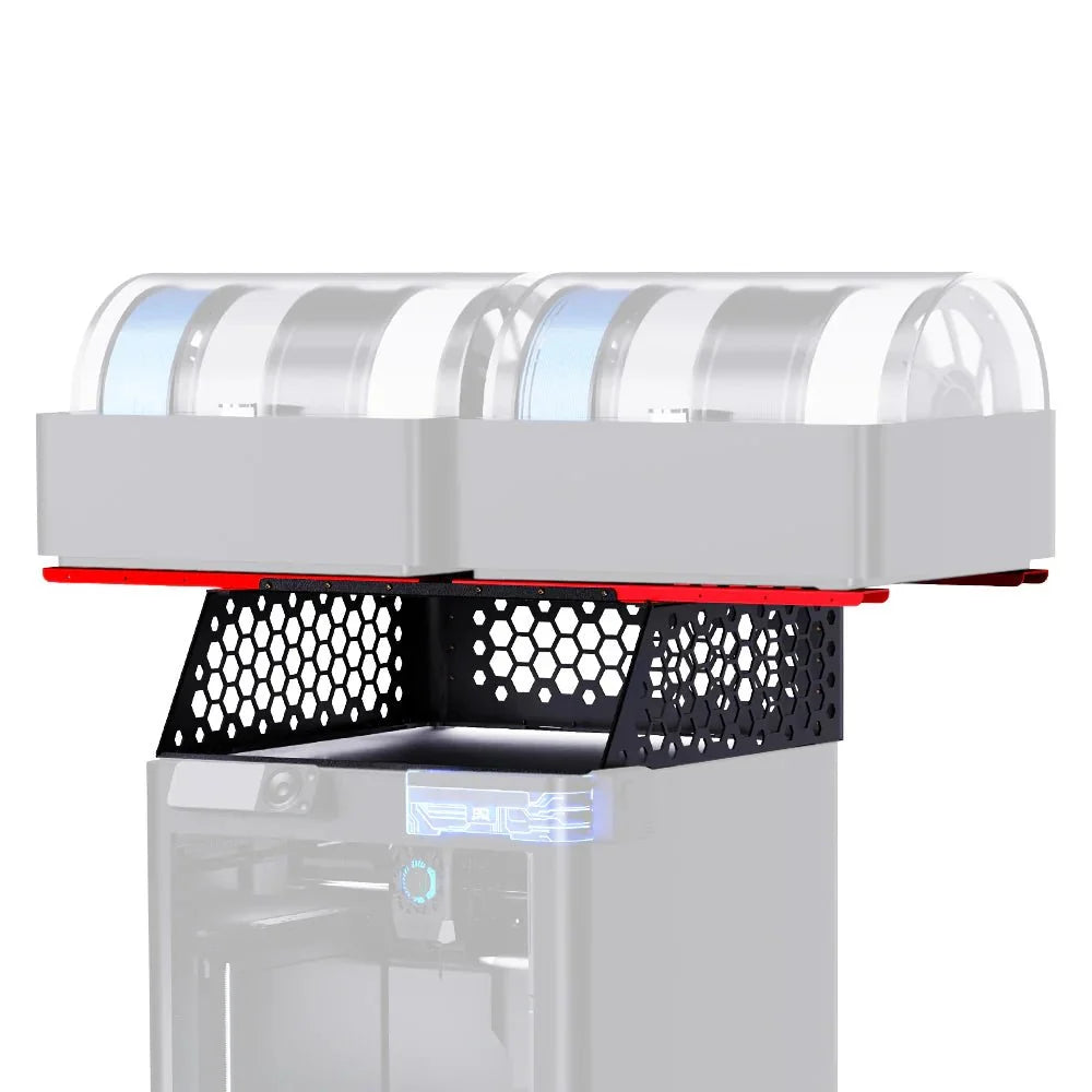 Biqu Panda Perch H2 and HT Add-on - Aluminum Mount for Two AMS and Multiple AMS HT for Bambu Lab H Series 3D Printer (H2D H2C H2S)   3D Printer Accessories   3DPrintiverse.com