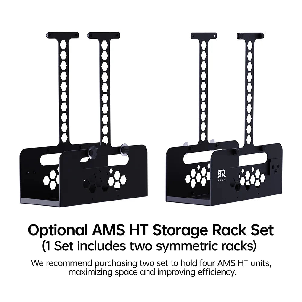 Biqu Panda Perch H2 and HT Add-on - Aluminum Mount for Two AMS and Multiple AMS HT for Bambu Lab H Series 3D Printer (H2D H2C H2S)   3D Printer Accessories   3DPrintiverse.com