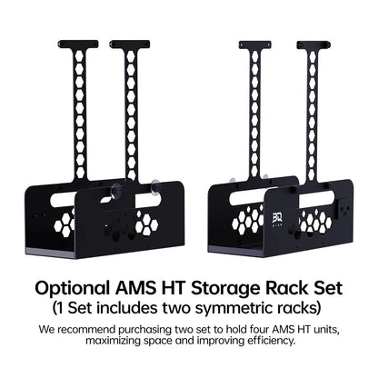 Biqu Panda Perch H2 and HT Add-on - Aluminum Mount for Two AMS and Multiple AMS HT for Bambu Lab H Series 3D Printer (H2D H2C H2S)   3D Printer Accessories   3DPrintiverse.com