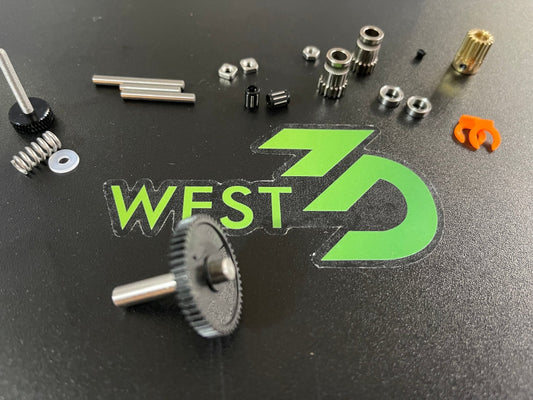 BMG Components Kit by TriangleLab Hardened Steel or Nano Coated RNC West3D Printing