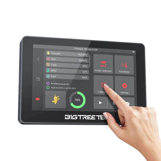 BTT K-Touch 5-inch Wireless Touchscreen Display Control and Monitoring Pad for Klipper Printers West3D Printing