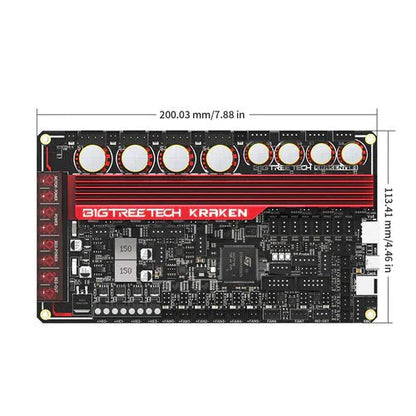 BTT Kraken Ultra High Performance High Current 8-Axis / Stepper Controller Board / 3D Printer Control System West3D Printing