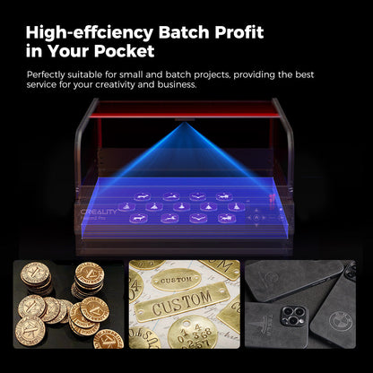 Falcon2 Pro Enclosed Laser Engraver & Cutter Creality Official Store
