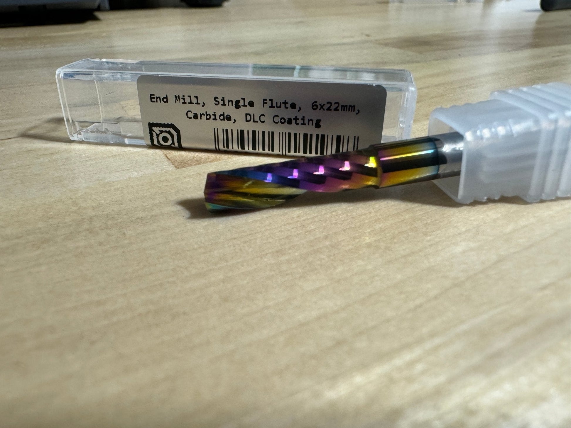 Carbide End Mills with DLC coating for CNC Machines (e.g. Milo CNC) West3D Printing