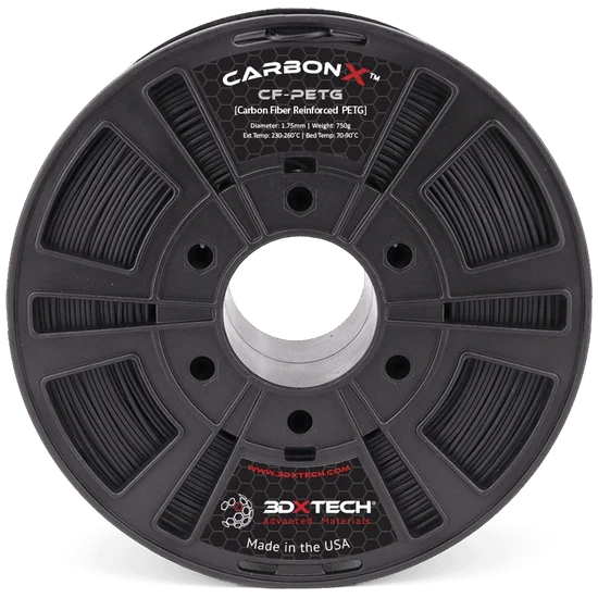 CarbonX PETG+CF 3D Printer Filament by 3DXTech 750g